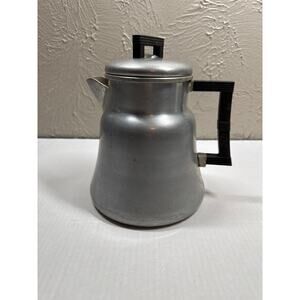 WEAR-EVER Aluminum Percolator‎ Coffee Pot 3012 Camping Stove Top Vintage